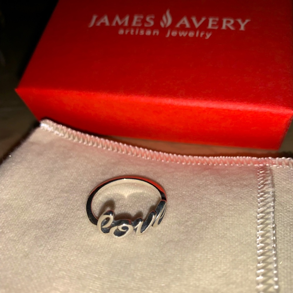 James Avery ring “love”